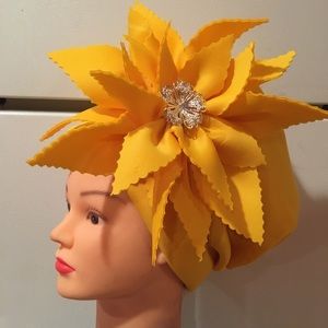 Turban with embellishments
